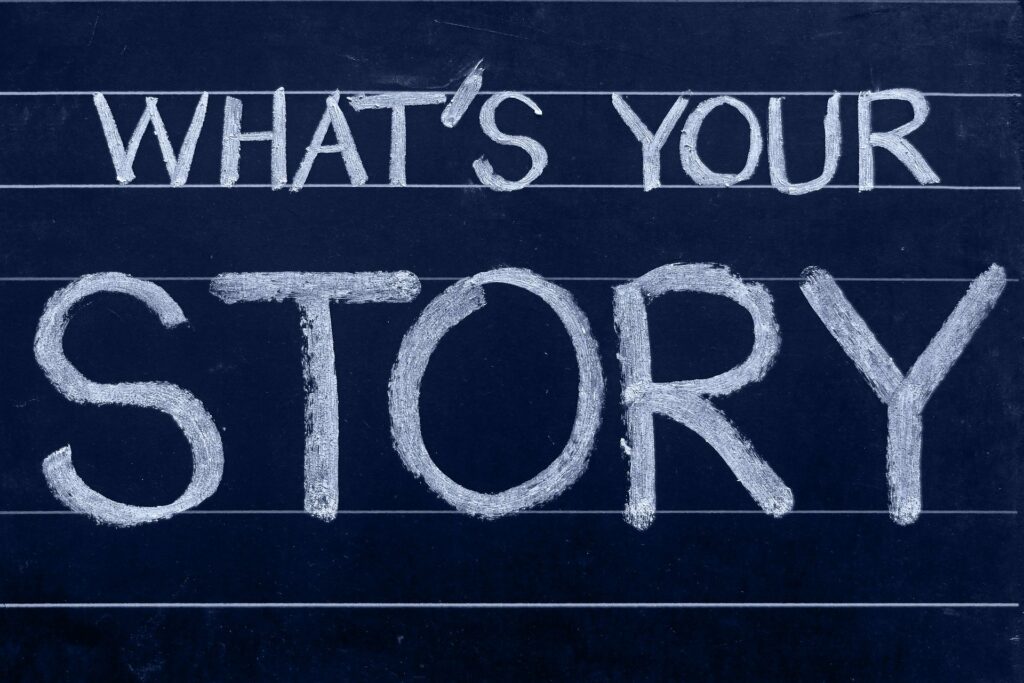 whats your story logo